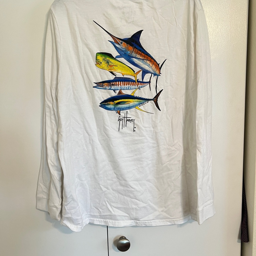 Long Sleeve Guy Harvey Tee